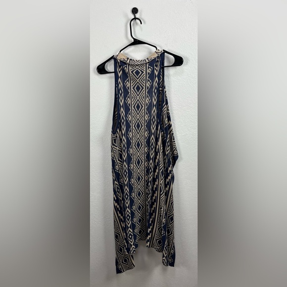 Blu Pepper Women Vest Multicolor Size M Sleeveless Open Front 100% Rayon Layer - Picture 3 of 8